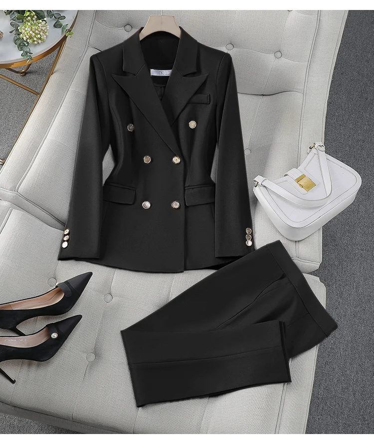 ladies tuxedo pant suit design for women    