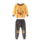 Pajamas Kids Wholesale Amazon Hot Selling Kids Cartoon Pajamas 100% Cotton Pajamas Thermal Underwear Sleepwear