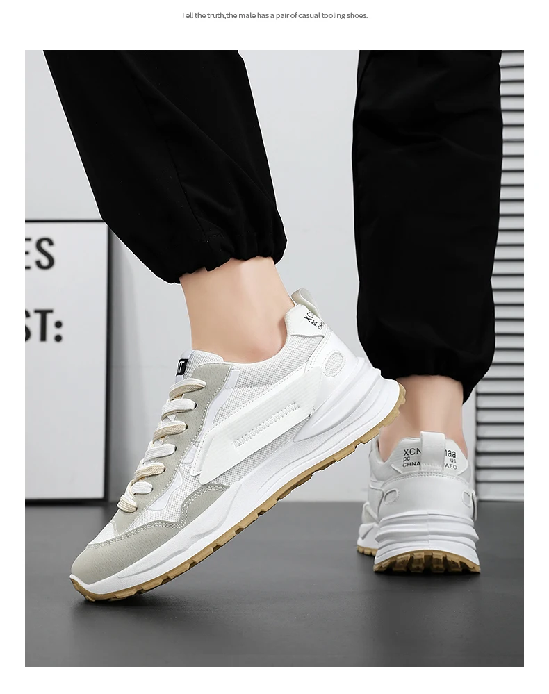m585 trendy soft bottom mesh breathable sneakers m