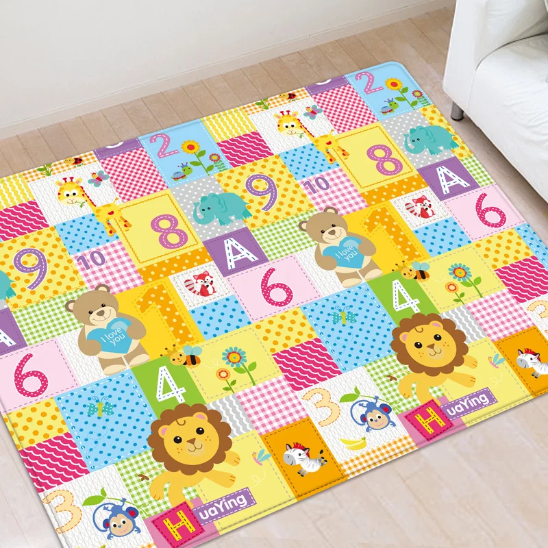 Multi Function Folding Baby Play Mat, Baby Play Mat Rug, Baby Gym Activity Play Mat