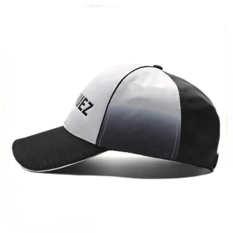 New Design Logo Funny Fitted Sport Racing Cap Hat 100% Polyester Baseball Caps