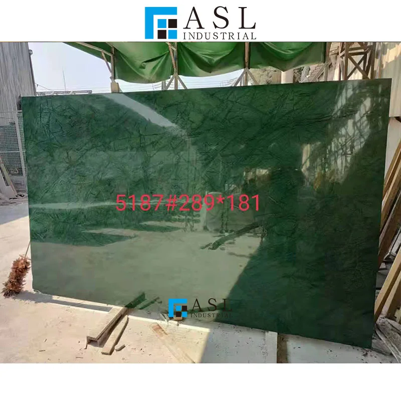 Indian  emerald green marble tiles verde guatemala guetemala empress Green Marble Slab