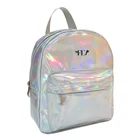 School Mini Holographic Luxury Leather Bag School Pu Backpack For Women