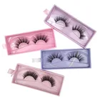 Eyelashes Factory Price 100% Cruelty Free Real Mink Eyelashes Private Label Custom Lash Boxes Eyelashes