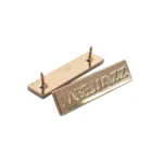 Brand Metal Label For Handbag 2021 Bag Accessory Hardware Metal Custom Brand Logo Label For Handbags/hat/wallet Metal Label Tag