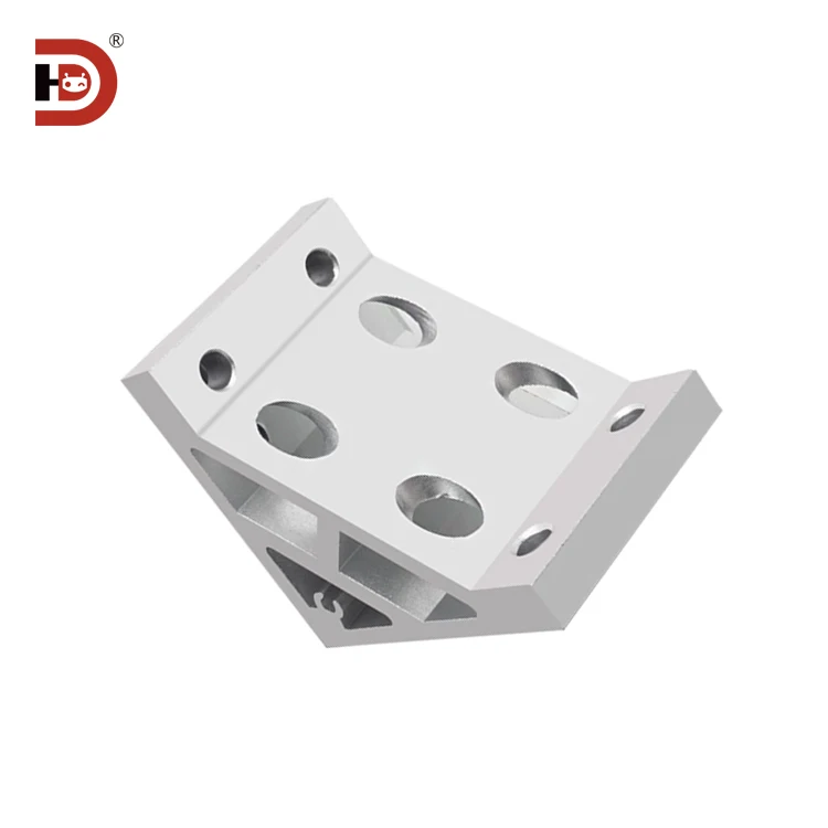 Aluminum Profile Heavy-duty Reinforced Corner Code 4040/4080 Aluminum Profile Extruded Right Angle Connection Fastener details