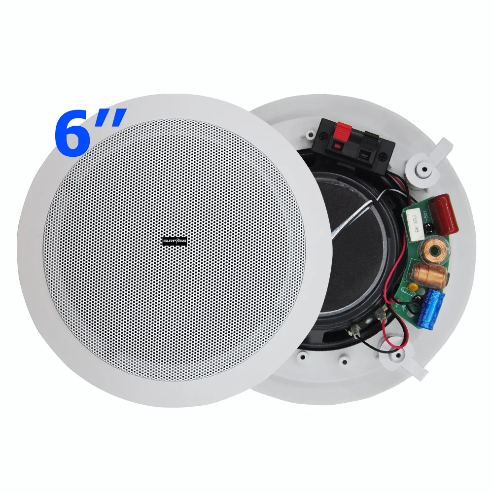 Home Ceiling Speakers 6inch In Wall 