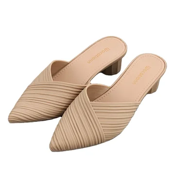 Slippers Women Wear Lazy Shoes for Summer Outwear Korean Fashion Shoes Women's Sandals