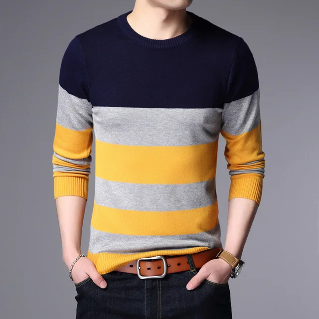 Brand Sweater Male Men Fashion Casual 