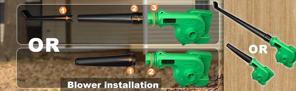 Soffiatore a batteria da 20 V, soffiatore per foglie, potente soffiatore elettrico per la pulizia