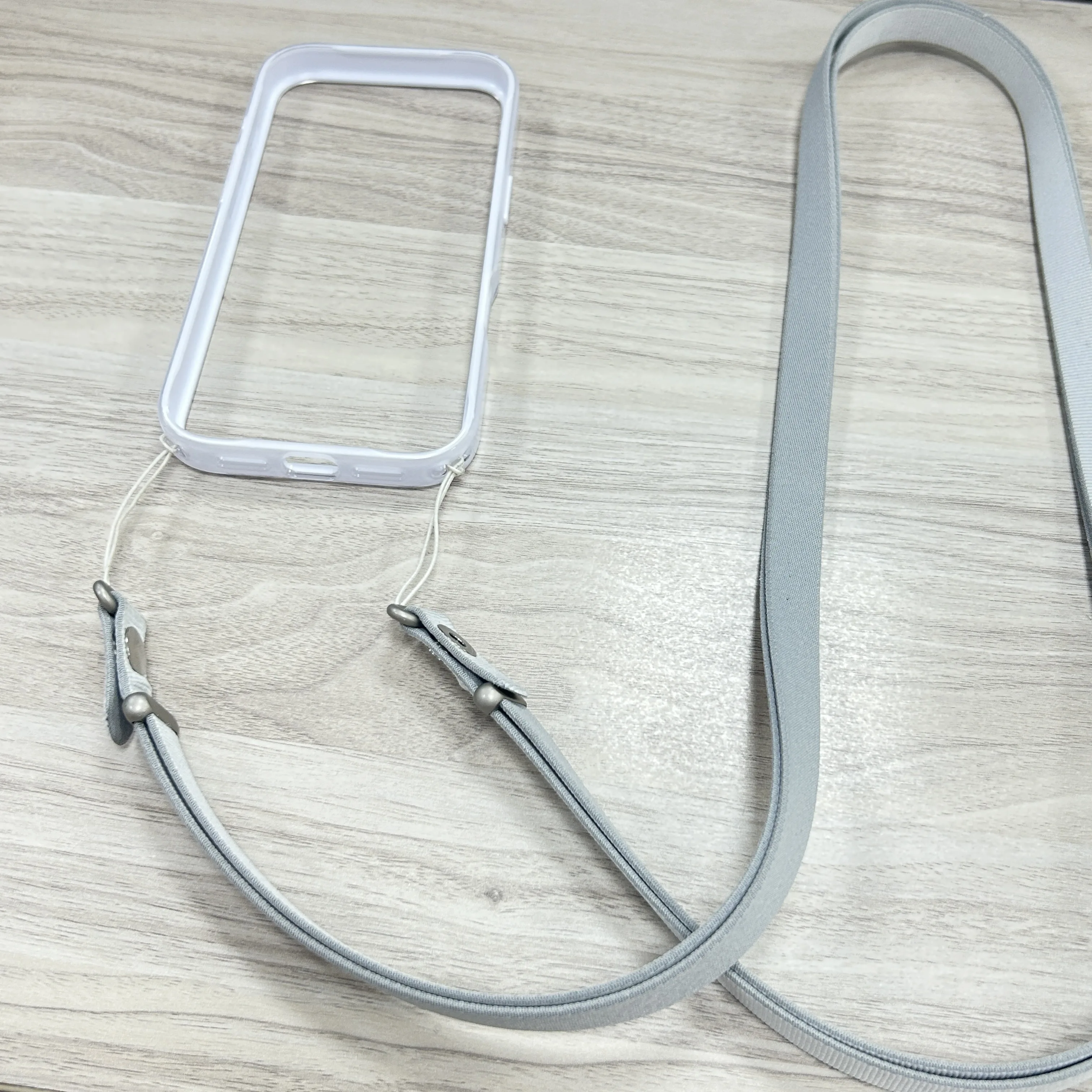 product laudtec shockproof phone bumper for iphone air 17 16 pro max slim lightweight protective frame support crossbody strap sjk1102-9