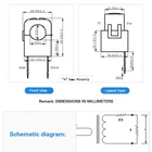 Current Current Current Transformer 3000: 1 10mm Hole 70A Output 0.333V/0-50mA