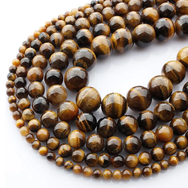 Natural Heart Yellow Tiger 's Eye Stone Beads For Jewelry Making Strand 15'' DIY 