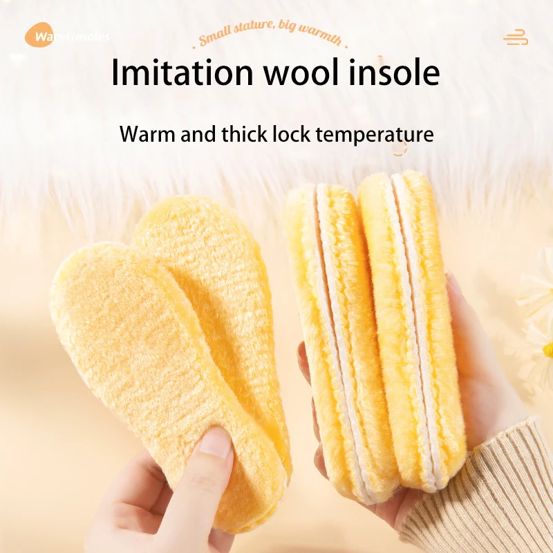 Thermal Fleece Kids Insoles Warm Children Shoe Pads Thermal Fleece Kids Insoles Warm Children Shoe Pads