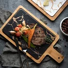 High-quality Exquisite Multifunctional Antique Rectangular Ceramic Food Snack Tray