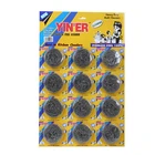 Cleaning Hot Wire Cleaning Kitchen Scrubber Hot Sale 12 Pcs 410 Stainless Steel Cleaning Brush Kitchen Cleaner SCOURER