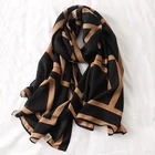 Long Shawl Printed Spring Winter England Style Luxury Long Shawl Cotton Brand Fashion Women Printed Scarf