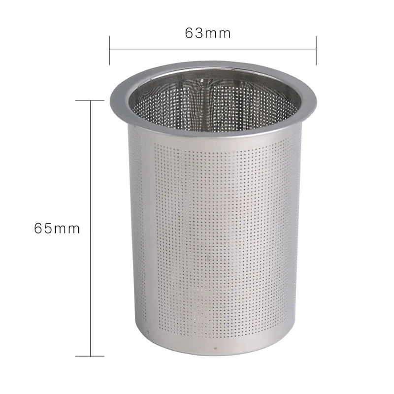 WHY141 304 Stainless Steel Etching Net Reusable Tea Infuser Tea Strainer Teapot Loose Tea Filter Kitchen Accessories