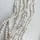 Stone Beads Stone Hot Selling Cheap Custom Round Stone Beads White Turquoise Beads