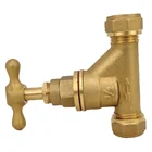 Cock Valve DN 32 DN 65 PN16 Brass Mini Angled Cock Globe Valve