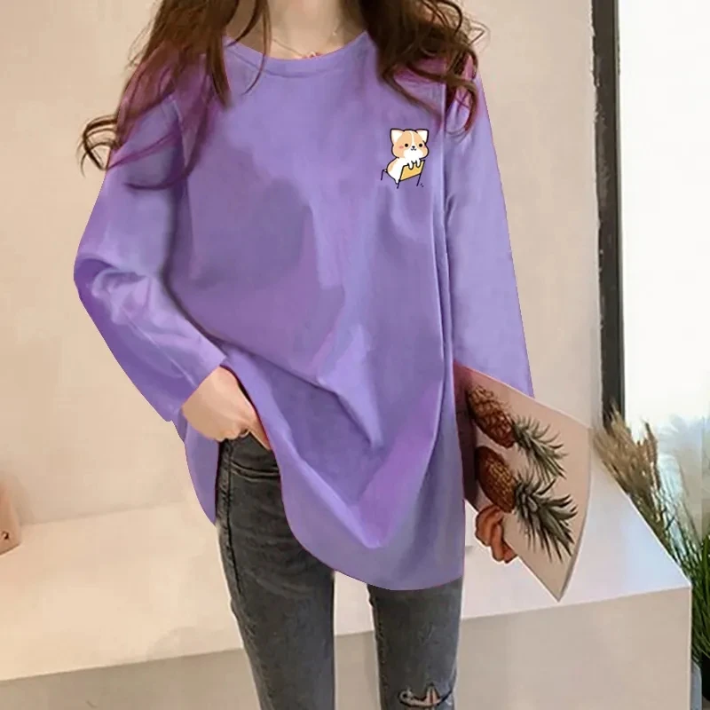 2024 summer Korean women's short sleeve T-shirt loose women's short sleeve top foreign trade wholesale