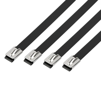 PVC black coated Stainless Steel Cable Tie