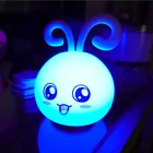 Light J R OEM/ODM High Quality LED Colorful Cartoon Rabbit Silicone Night Light USB Lamp For Children
