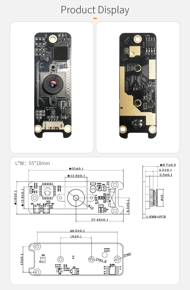 DGZX 2MP GC20A3T 1080P IP Camera Night Vision OTG Sdk Camera Module Usb2.0 Interface Plug and Play插图1 DGZX 2MP GC20A3T 1080P IP Camera Night Vision OTG Sdk Camera Module Usb2.0 Interface Plug and Play插图1