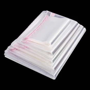 Wholesale Clear Self Seal Adhesive Cello Cellophane Resealable Plastic Opp Bag