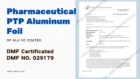 Foil Roll Roll Aluminum Foil Roll 25 Micron Thickness Coated Heat Seal Blister Ptp Packing Aluminum Foil Roll