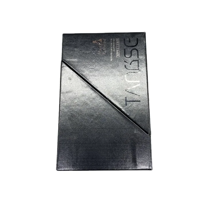 custom black luxury paper candle cosmetic packaging gift box
