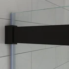Steel Door Hotel Hotel Wholesale 304 Stainless Steel Handle Tempered Glass Frameless Shower Door For Hotel Bathroom