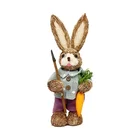Party Decoration Sisal Burlap Foam Factory Wholesale High Quality Party Decoration Multi Color Easter Bunny Decoration
