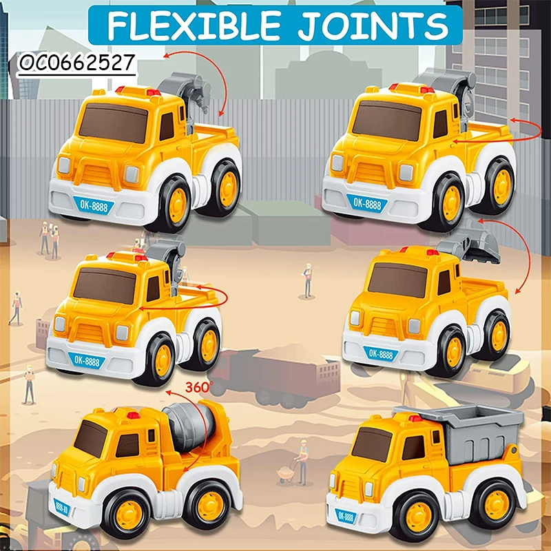 Construction carrier engineering truck transport car plastic toys for kids children