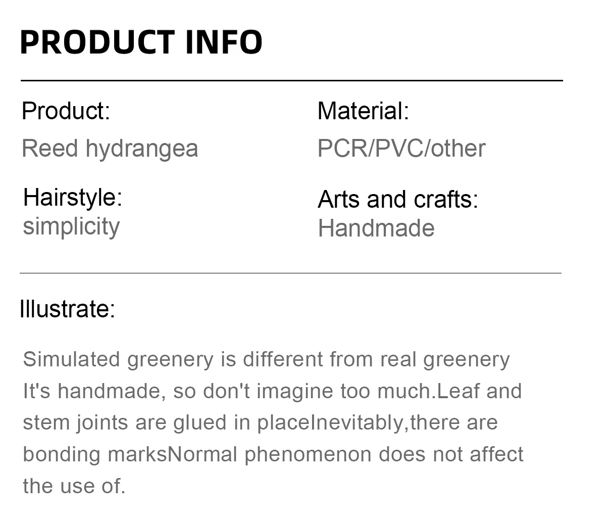 Natural Style Home Office Decor Artificial Plants Real Touch Reed Hydrangea Green Plastic Pot Outdoor Wedding Christmas Any supplier