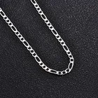 Gold Plated Wholesale Custom Gold Plated Stainless Steel Figaro Chain Necklace