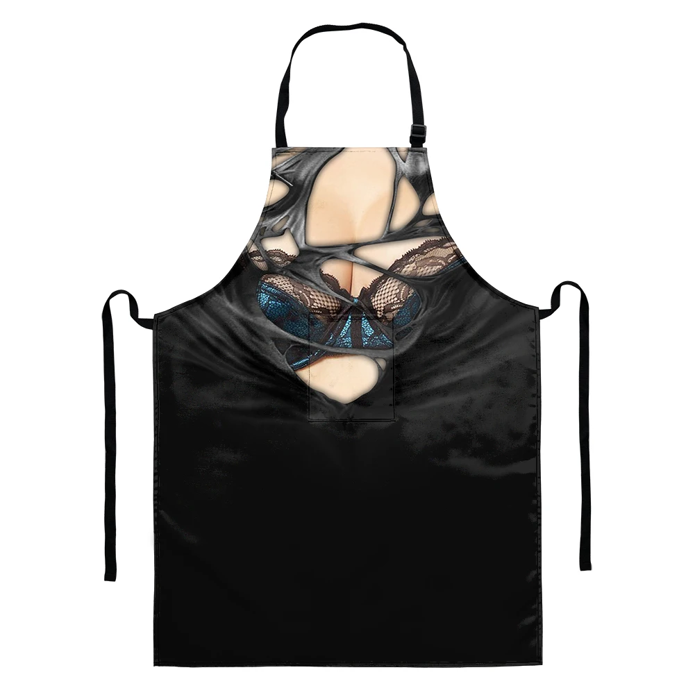 Sexy Naked 3d Print Kitchen Aprons Waterproof Cooking Bbq Apron For Women  Men Home Cleaning Sleeveless Anti-oil Apron - Buy Sexy Kitchen Apron,Apron  Kitchen Cooking,Apron Custom Print Product on Alibaba.com