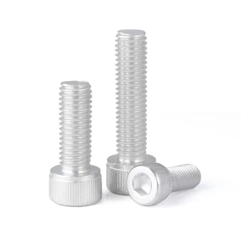M2.5 M3 M4 M5 M6 DIN912 Aluminum Hexagon Allen Socket Cup Cylindrical Head Hand Bolts manufacture