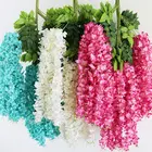 Artificial Customized Color Floral Hanging Garlands Decoration Artificial Silk Flower Wisteria Vine