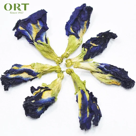 China Dried Dye Blue Butterfly Pea Flower Tea-