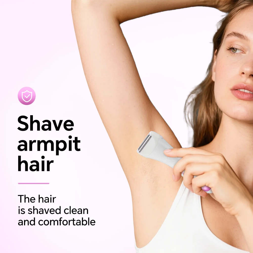 Professional Lady's Electric Hair Shaver Painless Body Removal USB Charging Rechargeable for Household Car RV Use Wholesale manufacture