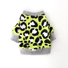 Dog Sweatshirt Fashion Leopard Quick-Drying Breathable Pet Apparel Cat Puppies Little Dog Sweatshirt Clothes