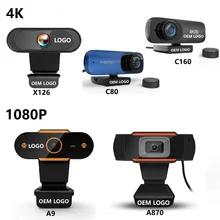 A870 Live Streaming 720 1080 30FPS 60FPS Webcamera USB Web Cam Full HD Camera 720P 1080P 4K 2K Webcam With Microphone For Laptop