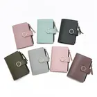 Purse Multi-card Pumping Pu Leather 2 Fold Vintage Slim Card Fashion Mini Ladies Wallet Women Purse