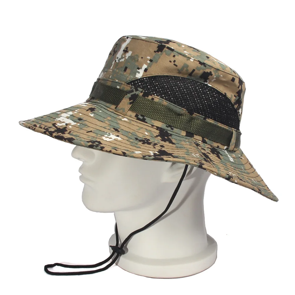 Custom Logo Camping Fishing Cap Safari 