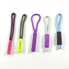 Cord Puller Custom Logo Zipper Sliders Wholesales Good Quality PVC Rubber Zipper Pulls Zip Tags Cord Puller