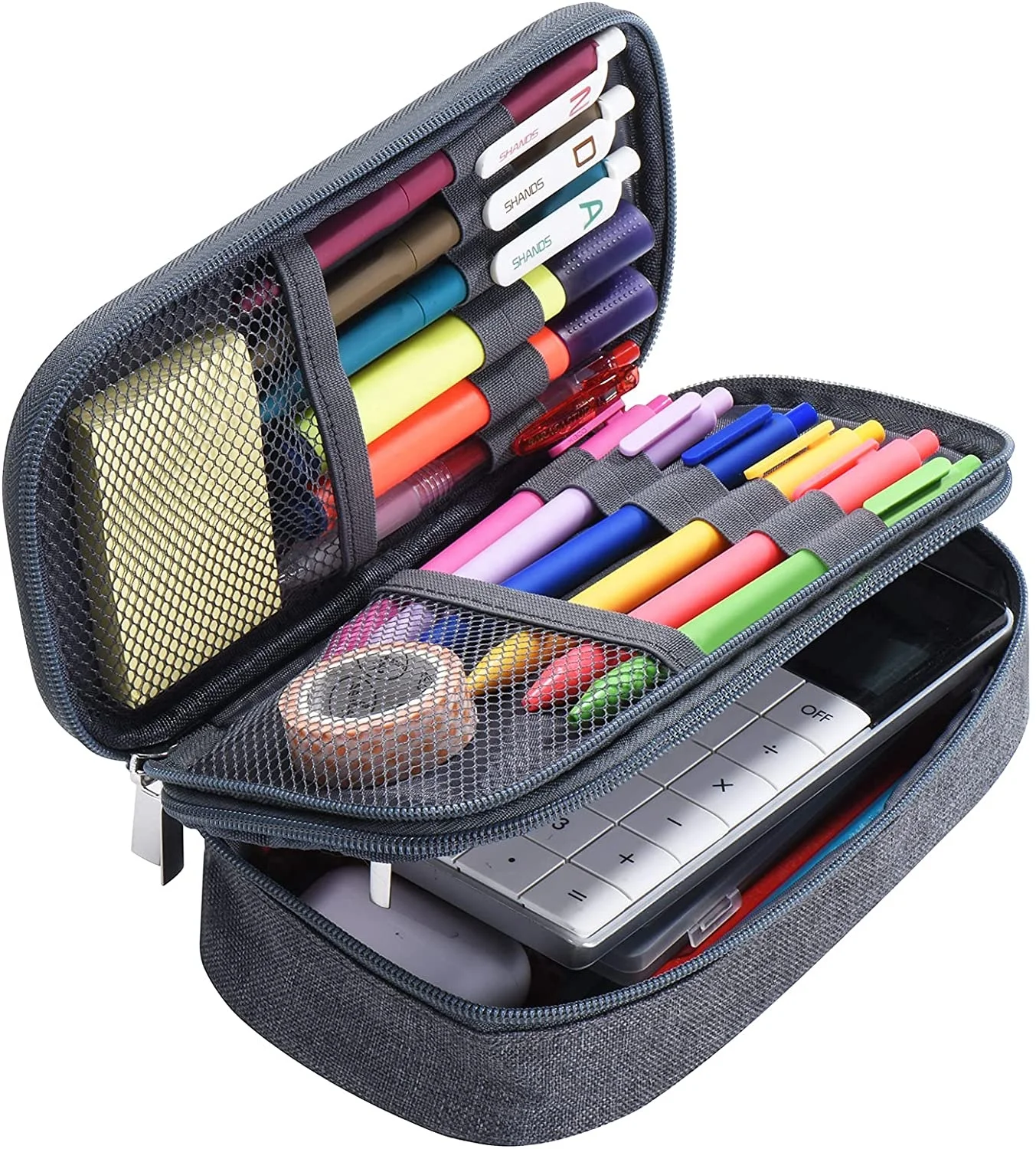 Pencil Box, 2 Pack, Assorted Color, Pencil Case For Kids, Pencil Box For  Kids, Plastic Pencil Box, Hard Pencil Case, School Supply Box, Crayon Box