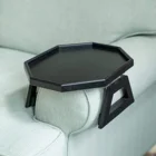 Portable Wide Couches Arm Tray Table Stable Sofa Arm Table For Eating And Drink Table