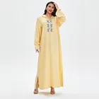 Dress Skirt Muslim Dress Women's Middle East Skirt Muslim Dress Embroidered Robe