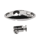 Angle Hinge Bimini Fittings OEM Canvas Fittings Stainless Steel Adjustable 360 DEG Angle Bimini Tops Swivel Deck Hinge
